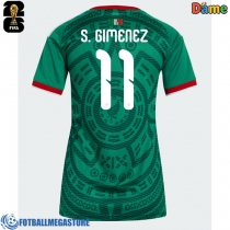 Fotballdrakt Dame Mexico Santiago Gimenez #11 Hjemmedrakt VM 2026 Kortermet